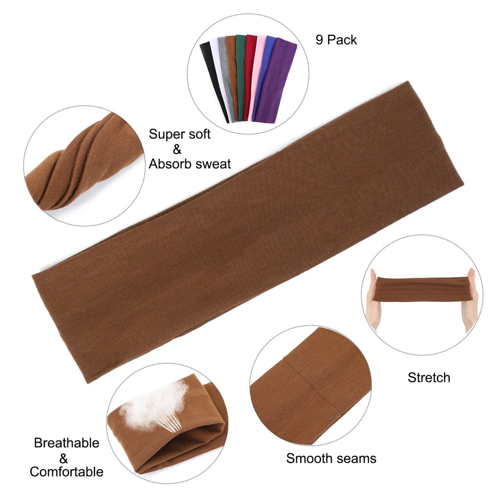 Ainitops headband worn by runner outdoors showing secure non-slip hold