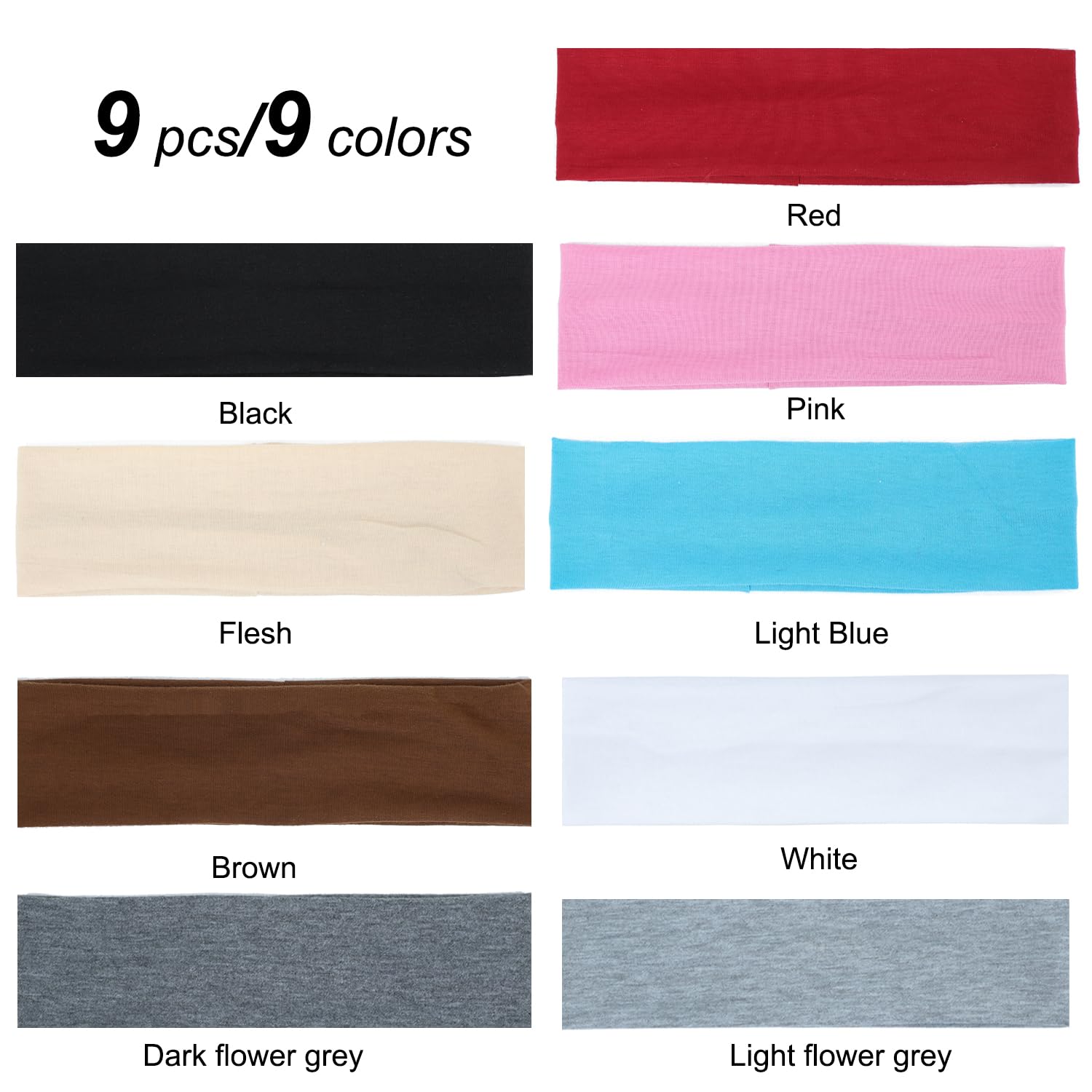Ainitops headband worn during yoga providing secure, non-slip hold