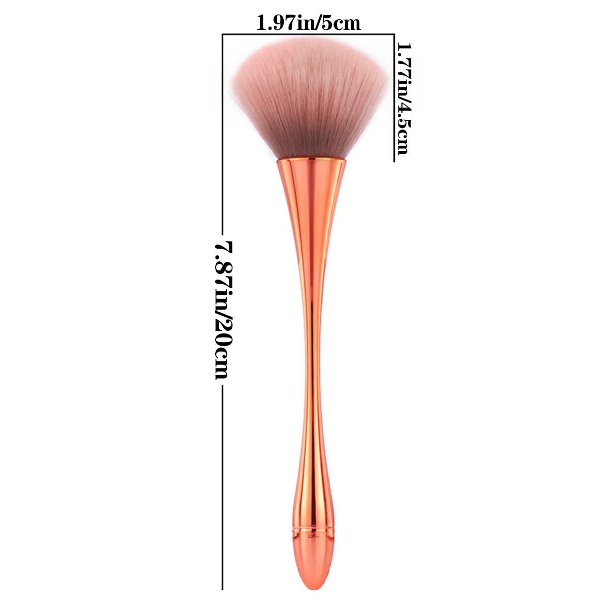 Ainvhh bristle close-up displaying dense soft fibers for gentle sweep benefit