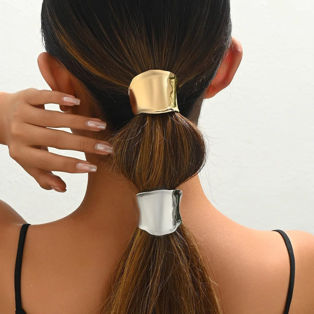 Ainvhh cuff on a high ponytail giving polished professional styling boost