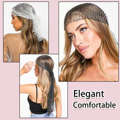 Ainvhh headband held in hand to show size and flexible stretch benefit