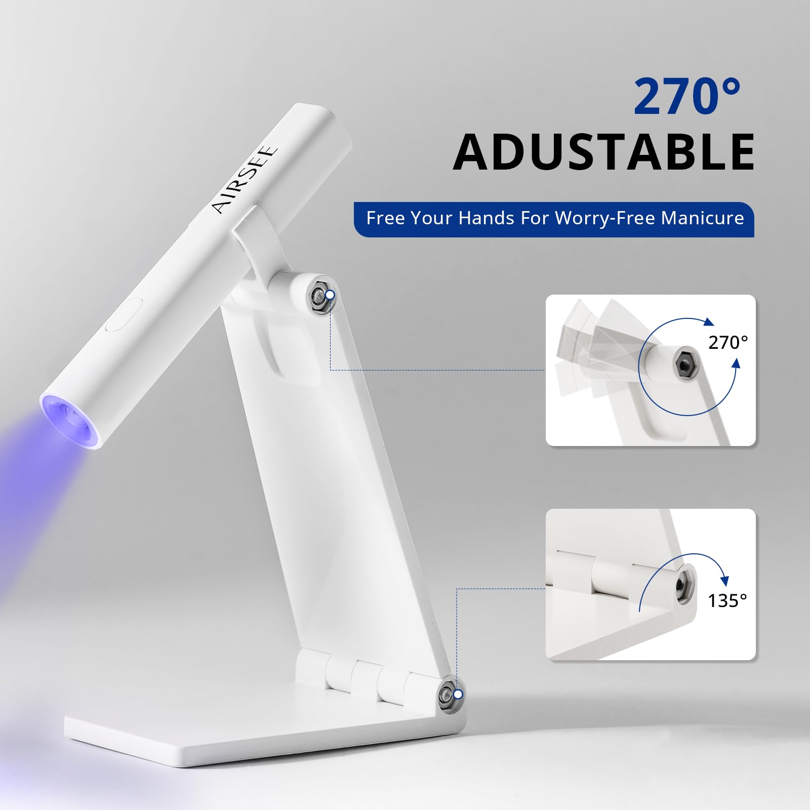 AIRSEE rear view USB port for convenient rechargeable power on the go