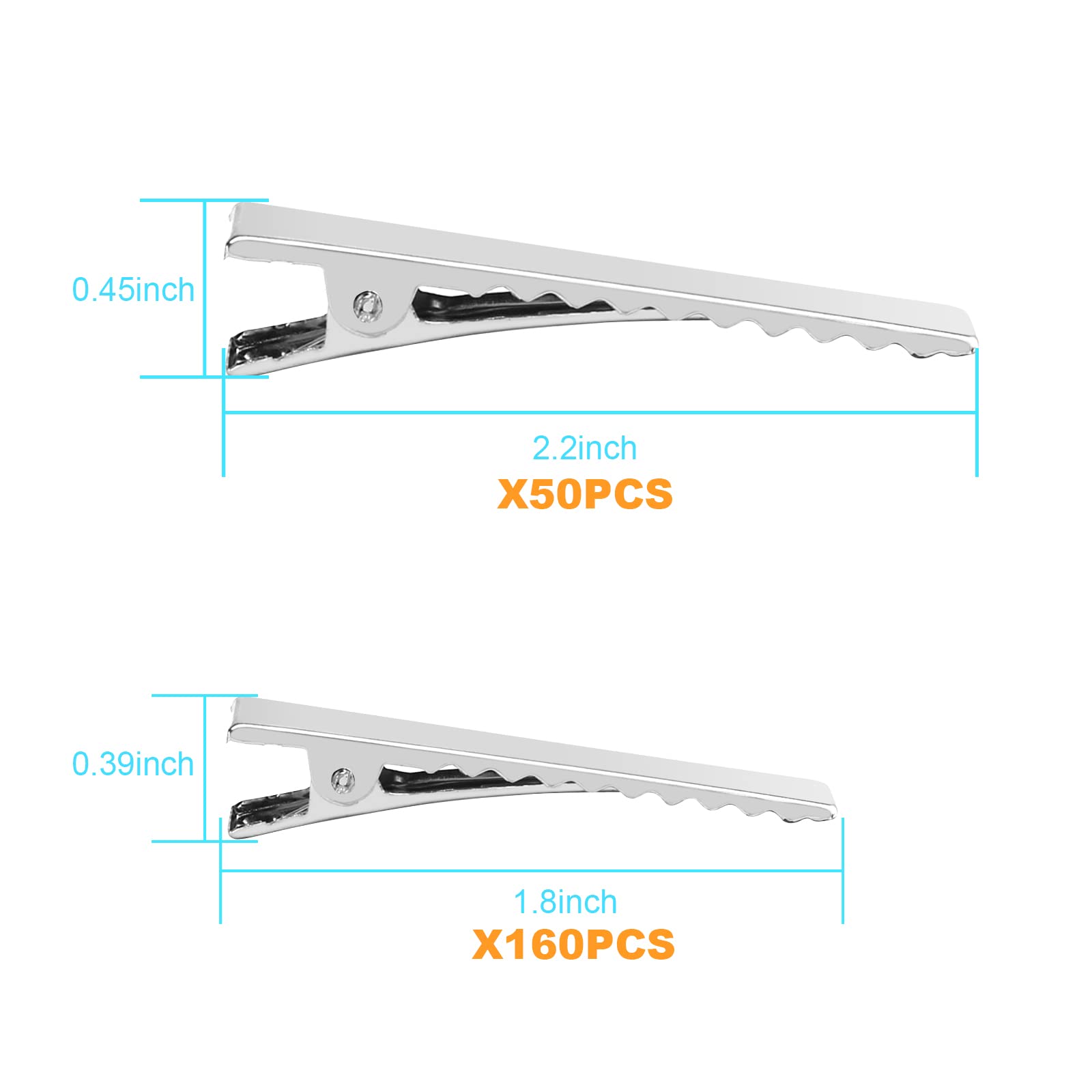 Aisuly serrated teeth detail providing non-slip hold for hair