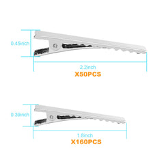 Aisuly serrated teeth detail providing non-slip hold for hair