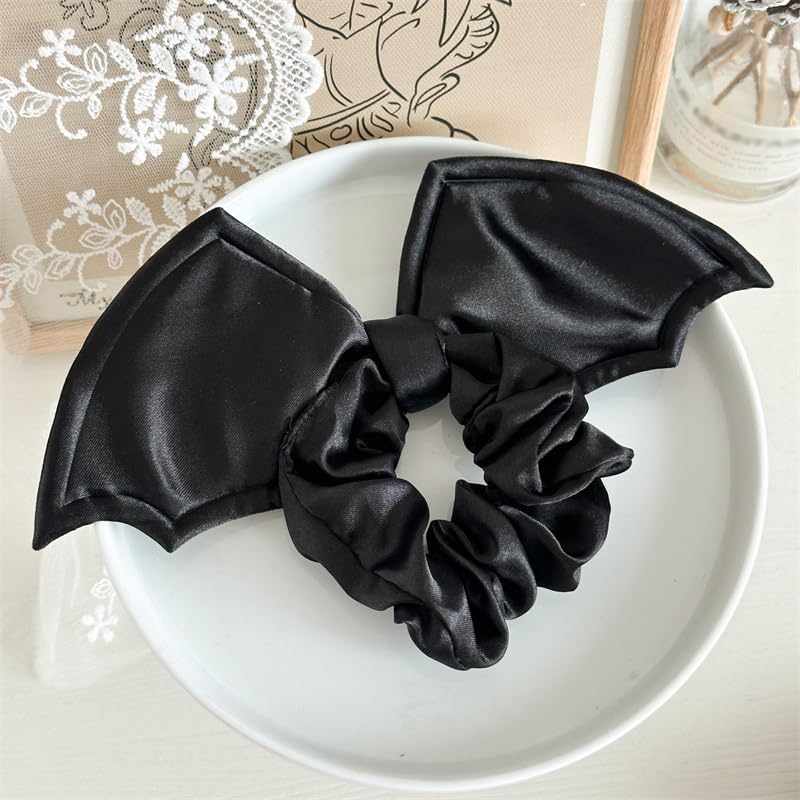 AIUPUOC scrunchie size comparison in hand showing scale and easy portability benefit