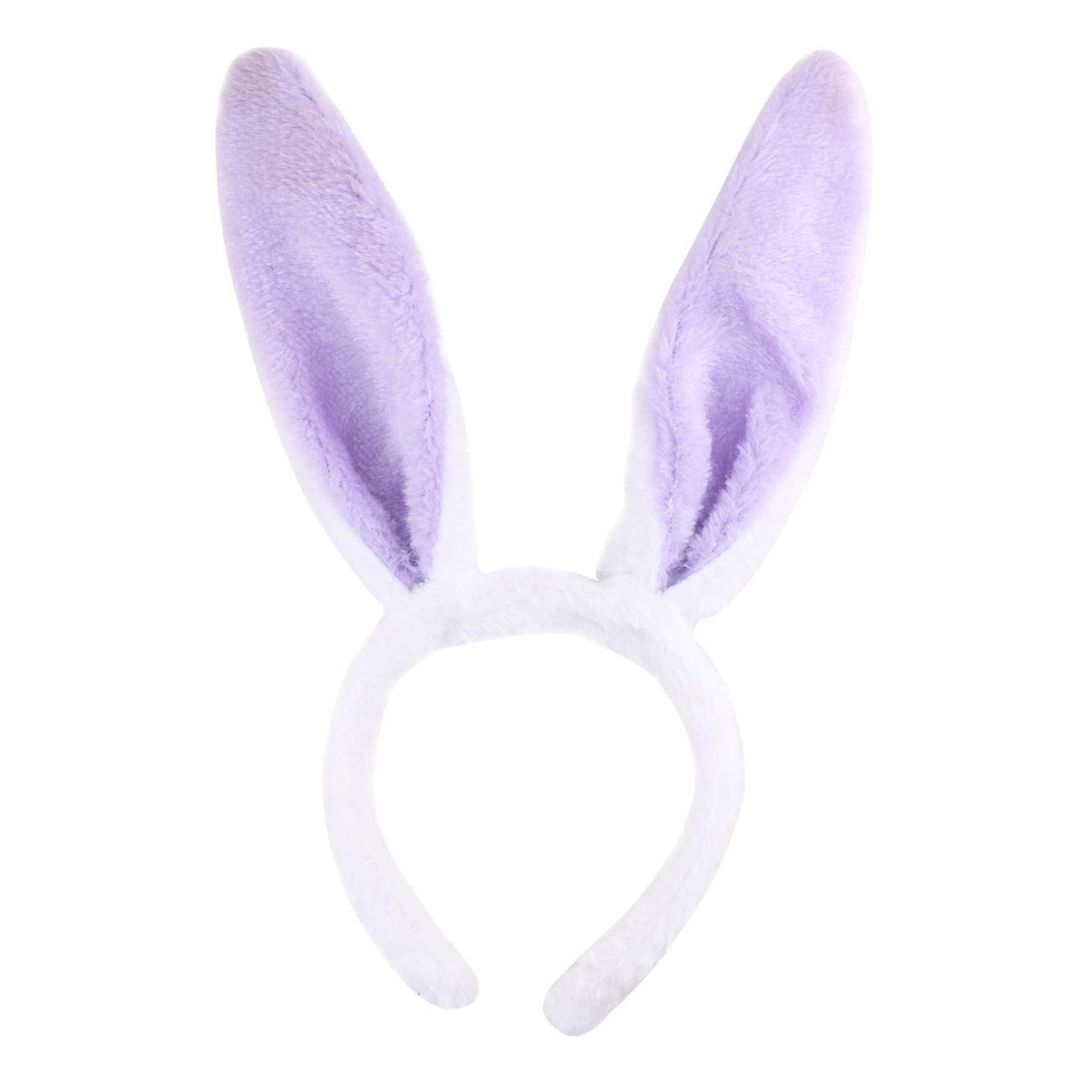 AIUPUOC purple bunny headband front view shows playful design and visual impact