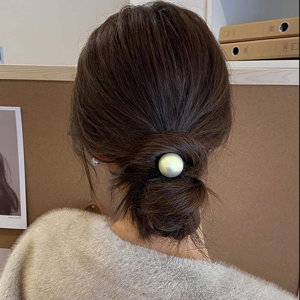 AIUPUOC scrunchie styled in a low bun for event-ready polish benefit
