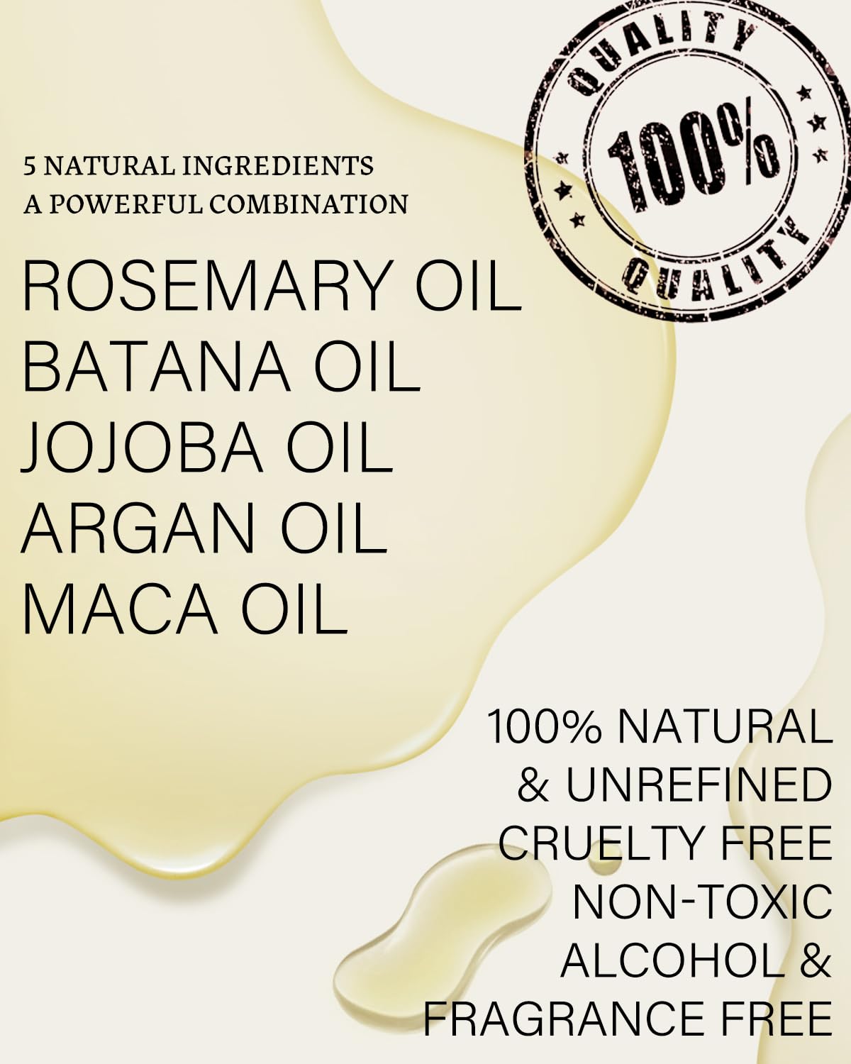 AKBAN batana open dropper releasing oil showing controlled application benefit