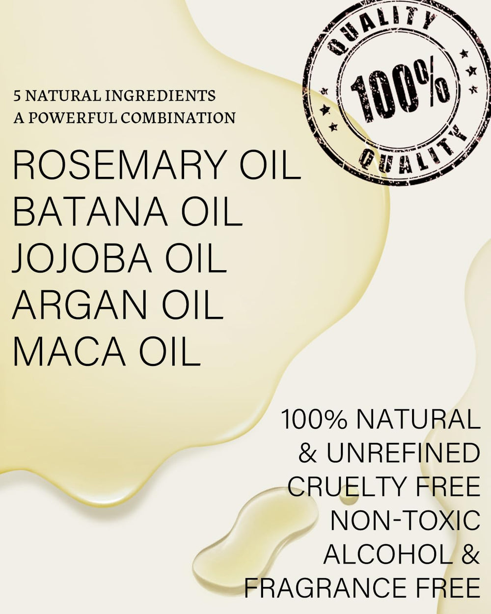 AKBAN batana open dropper releasing oil showing controlled application benefit