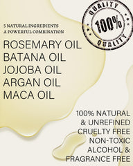 AKBAN batana open dropper releasing oil showing controlled application benefit