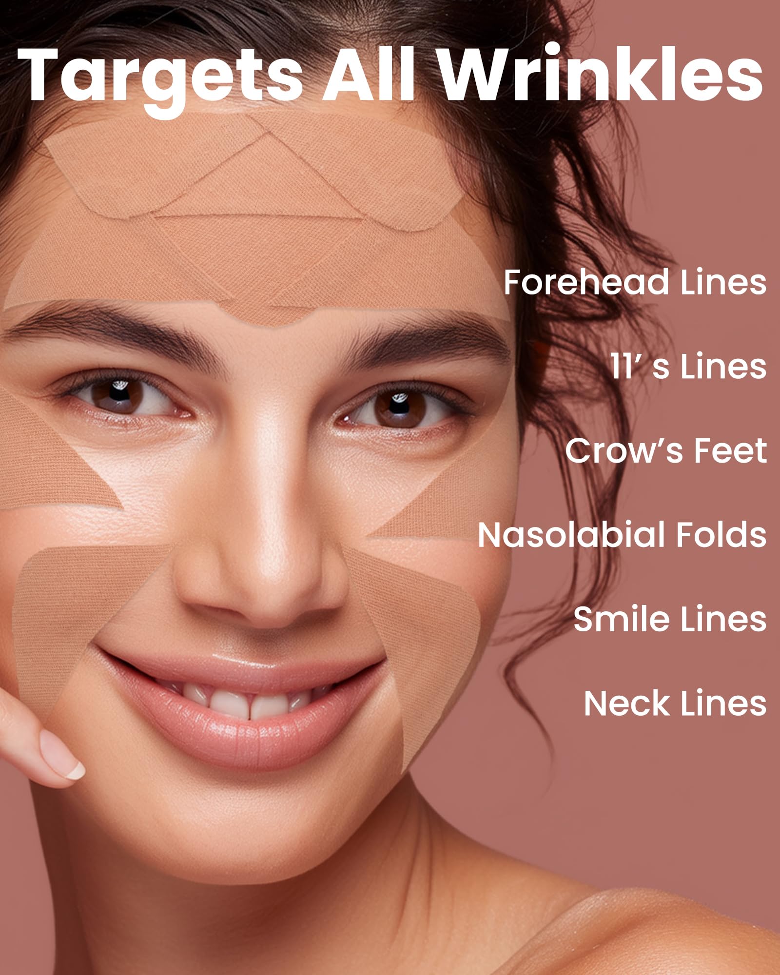 Akissos upper lip patch in use reducing smile line friction