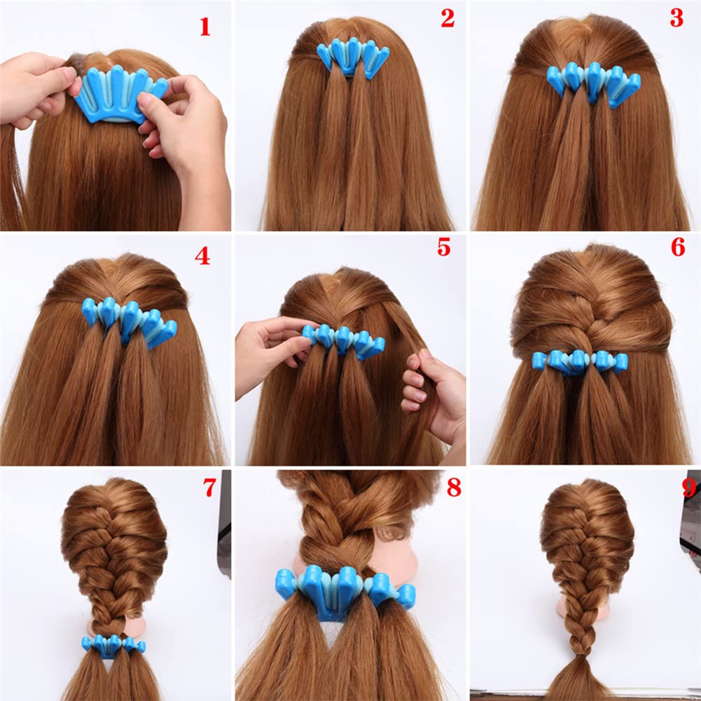 AKOAK used in bridal hairstyle delivering secure, elegant braid finish