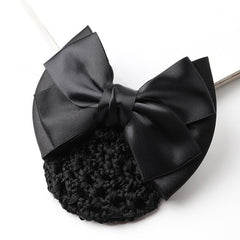 AKOAK hair clip in use on a bun demonstrating tidy styling and professional look