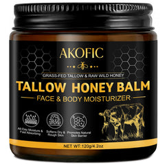 AKOFIC jar front view showing label and organic ingredients benefits