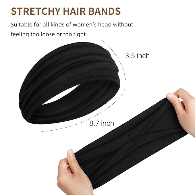 AKTVSHOW headband in use while running, keeps hair secure and sweat controlled