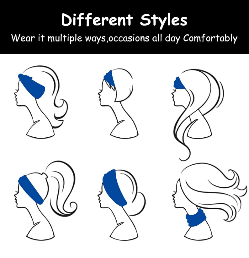 AKTVSHOW headband paired with casual outfit showing stylish everyday accessory