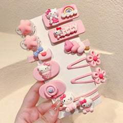 Akutoer front packaging showing 12 cute kitty clips for quick styling