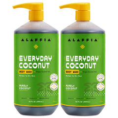 Alaffia bottle front packaging showing clean coconut branding and size