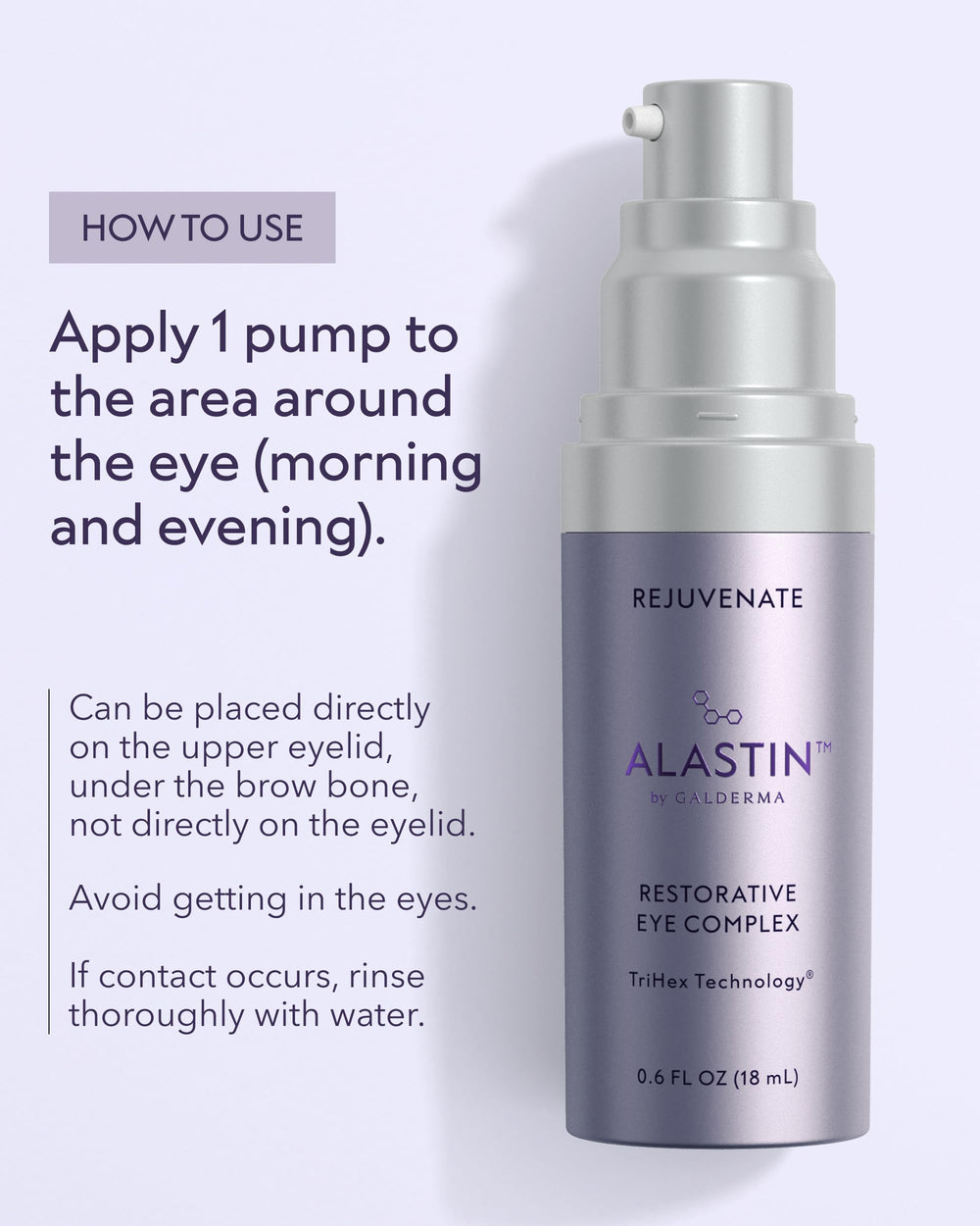 ALASTIN Skincare back label ingredients and directions for informed use