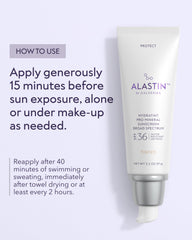 ALASTIN Skincare layered under foundation showing seamless makeup compatibility