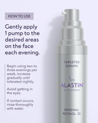 ALASTIN Skincare label detail focus showing ingredient list and product clarity