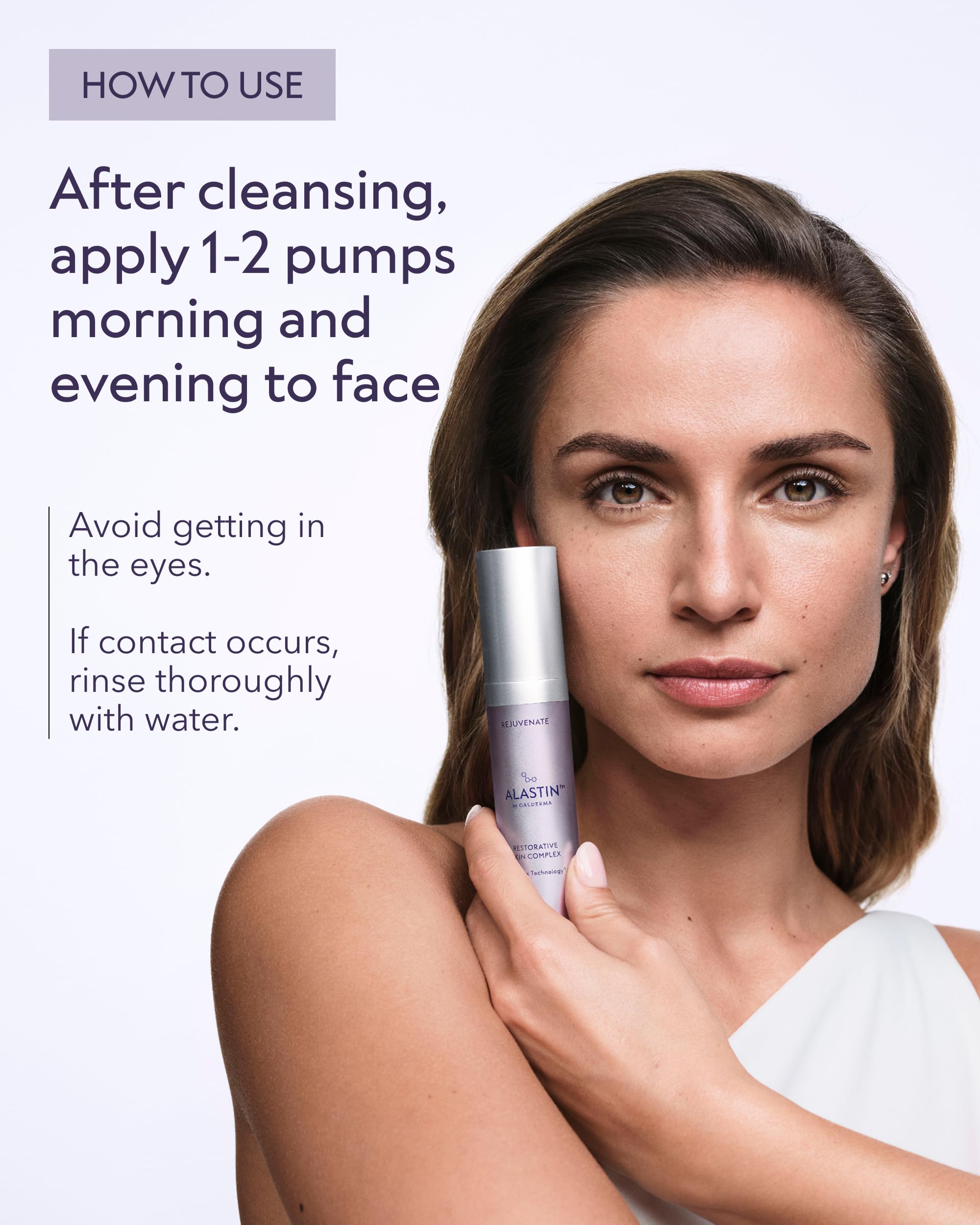 ALASTIN Skincare before and after skin snapshot illustrating improved texture