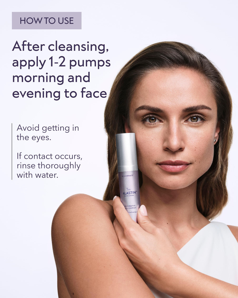 ALASTIN Skincare before and after skin snapshot illustrating improved texture