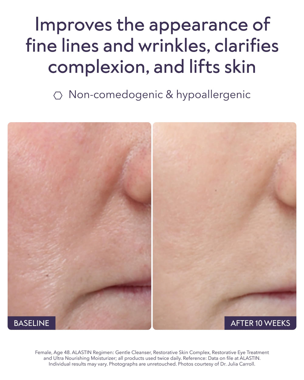 ALASTIN Skincare serum texture close-up showing lightweight absorbency