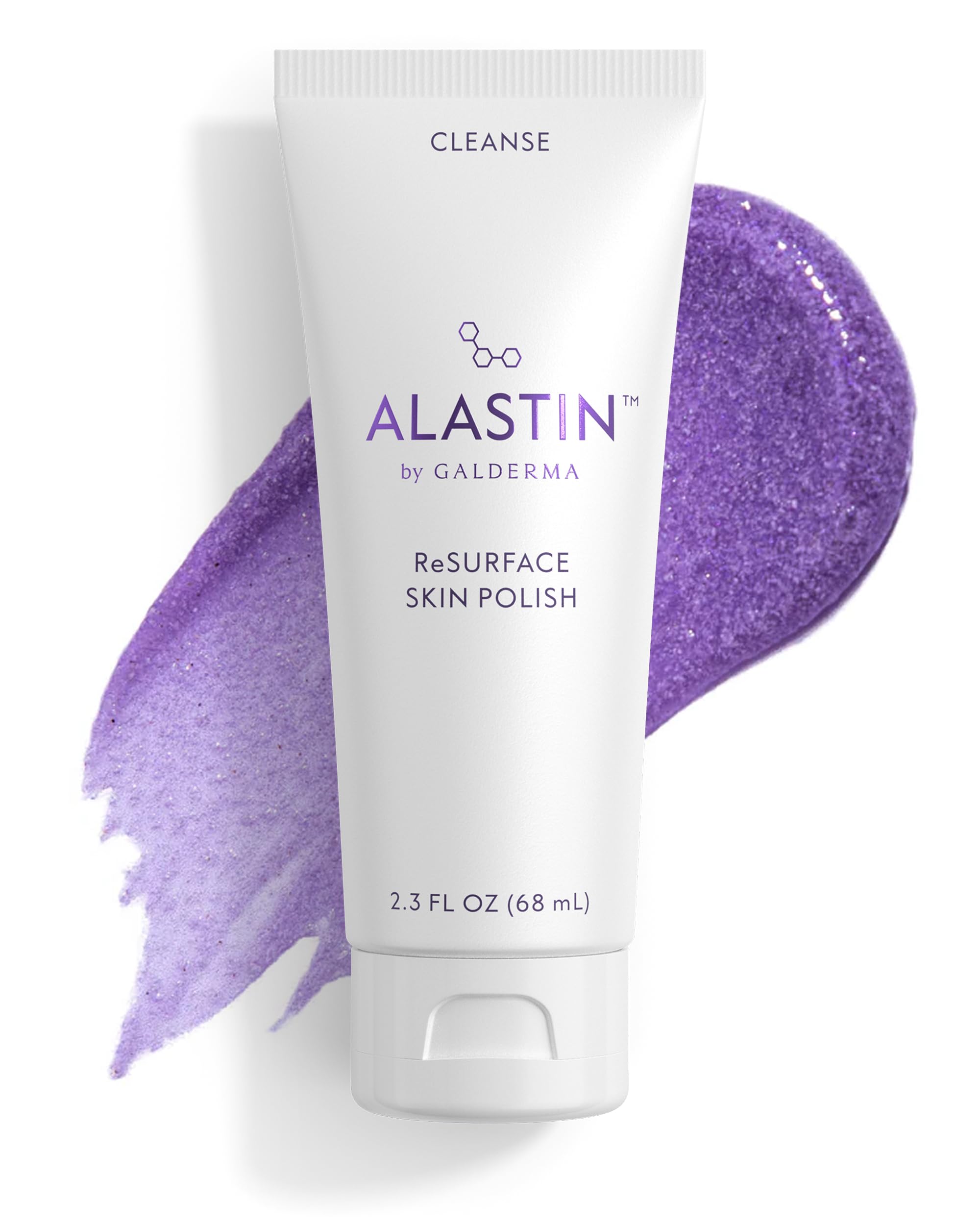 ALASTIN ReSURFACE front tube view showing packaging and easy dispensing benefit