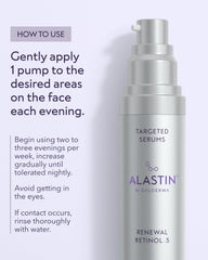 ALASTIN Skincare nighttime bedside scene showing serum as part of evening routine