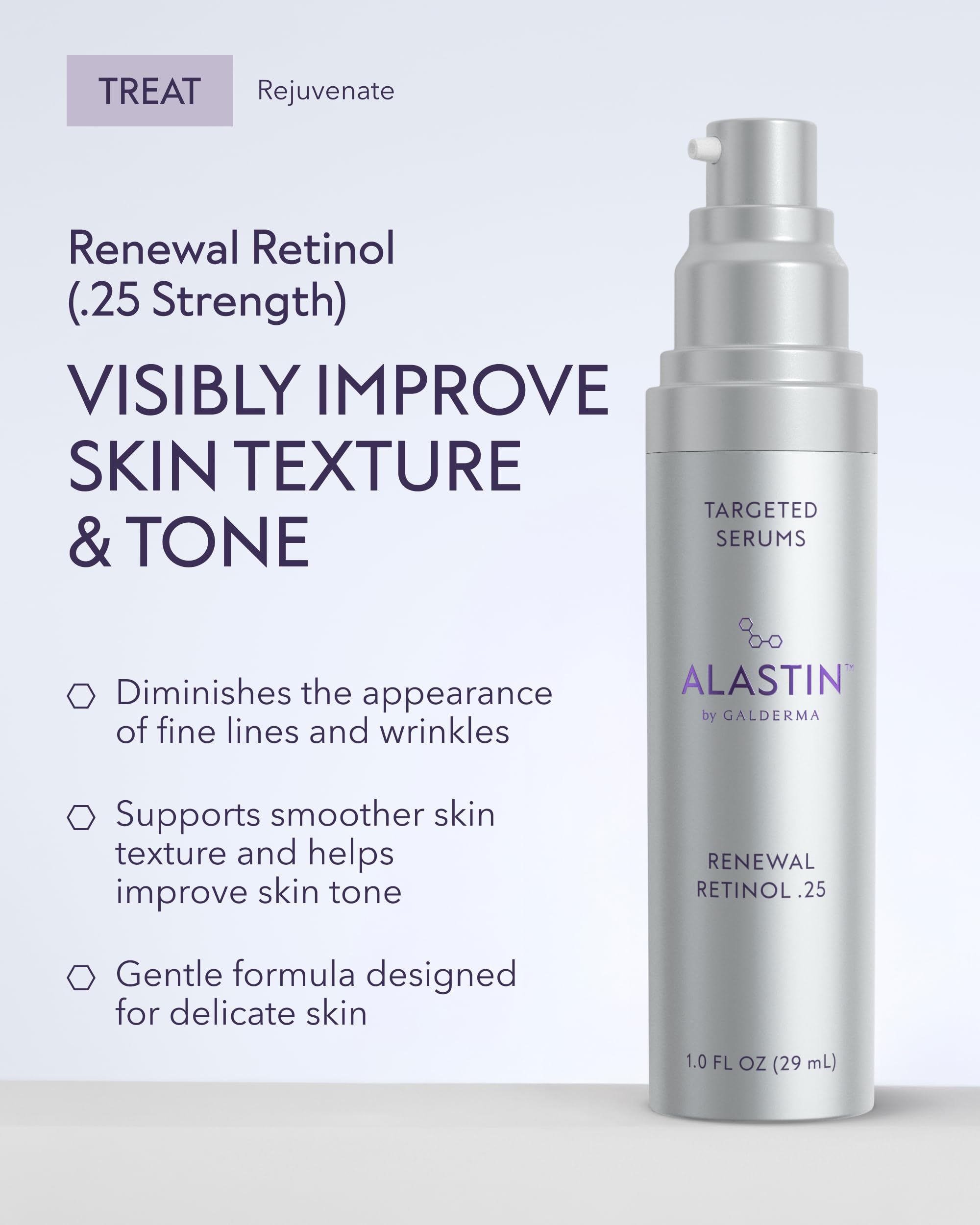 ALASTIN Skincare pump close-up highlighting controlled dispense and precision