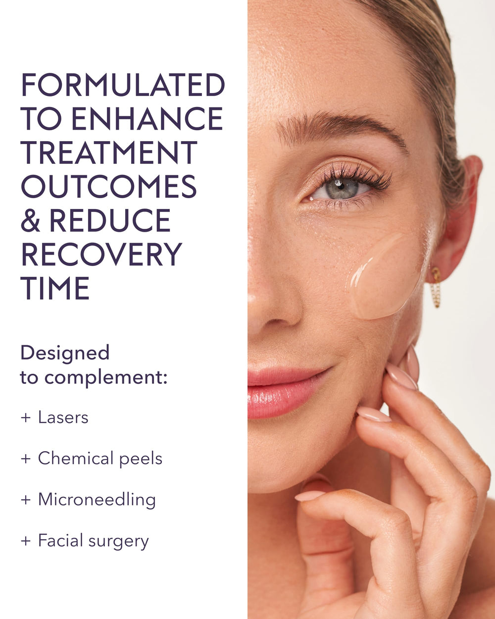 ALASTIN serum texture on hand showing lightweight absorbency and hydration