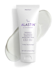 ALASTIN SilkSHIELD front packaging showing clean lotion design and SPF benefit