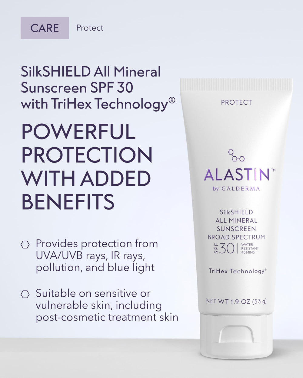 ALASTIN SilkSHIELD pump dispensing lightweight lotion texture for easy application