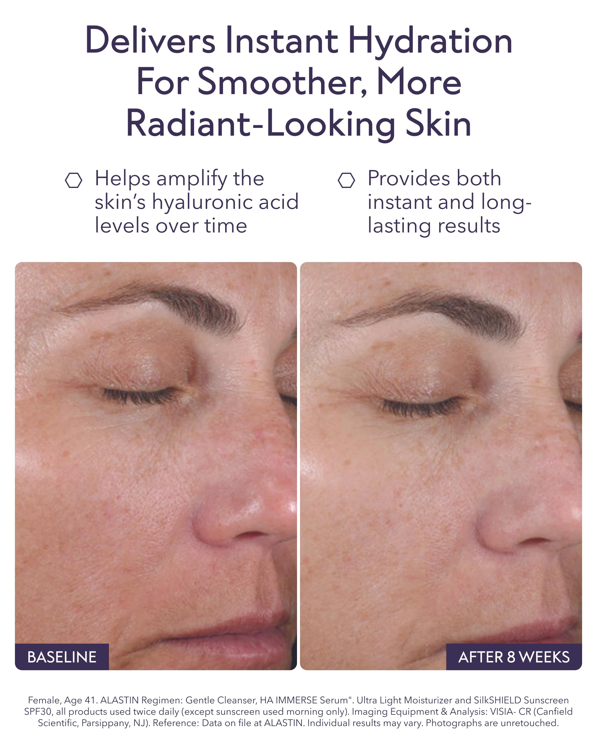 ALASTIN gel texture close-up for fast-absorbing hydration