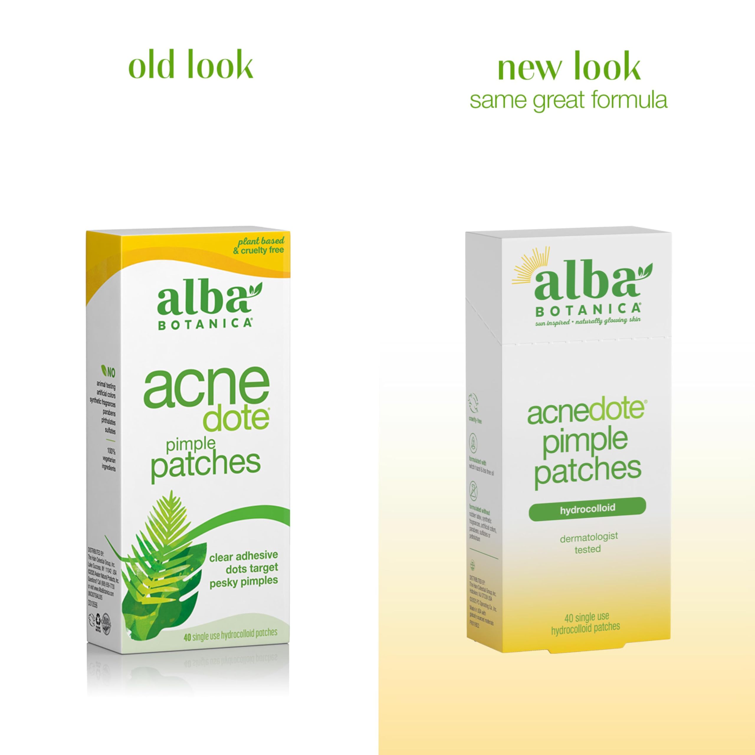 Alba Botanica close-up of hydrocolloid patch texture for fluid absorption