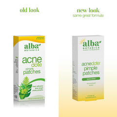 Alba Botanica close-up of hydrocolloid patch texture for fluid absorption