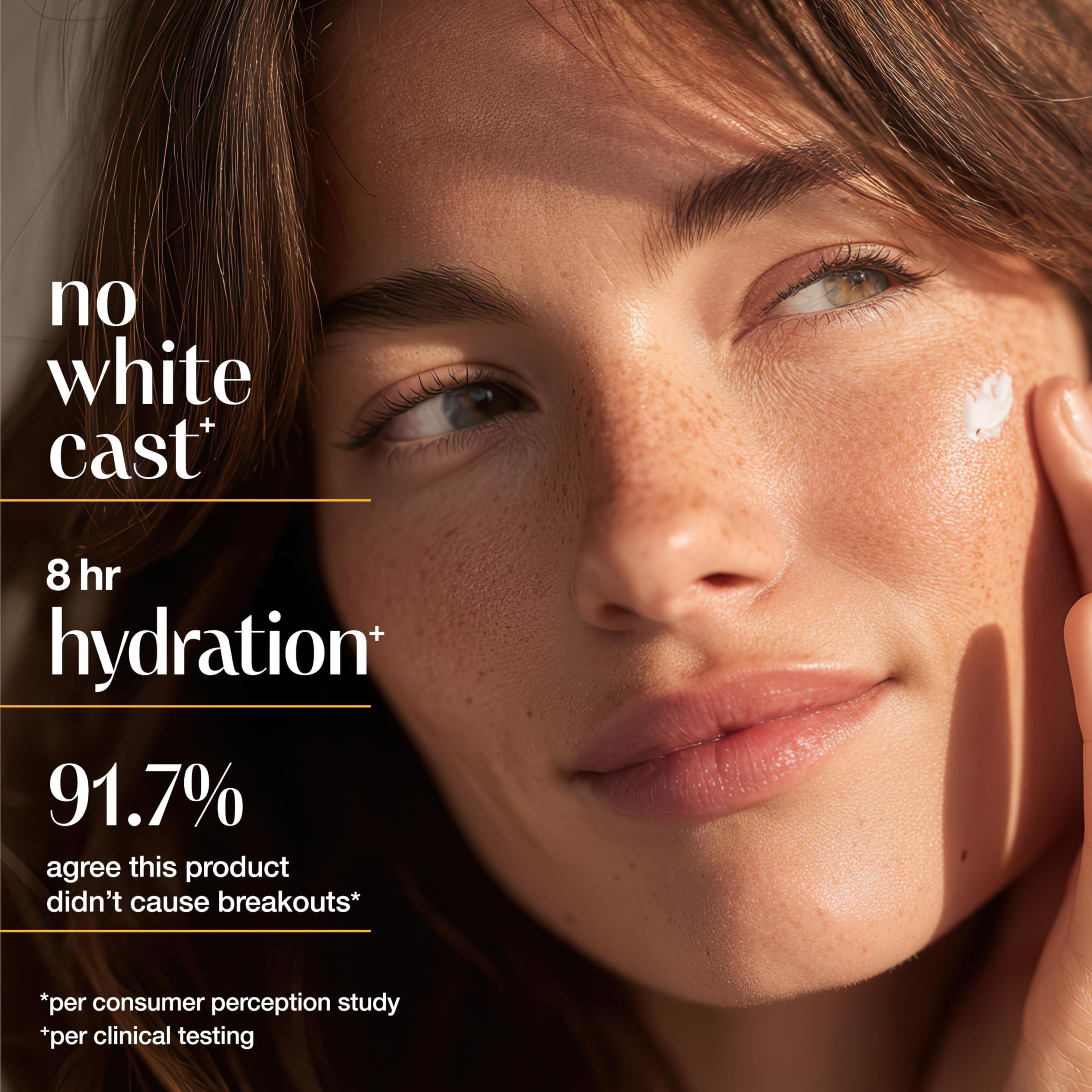 Alba Botanica being applied to facial skin demonstrating easy blend and comfort