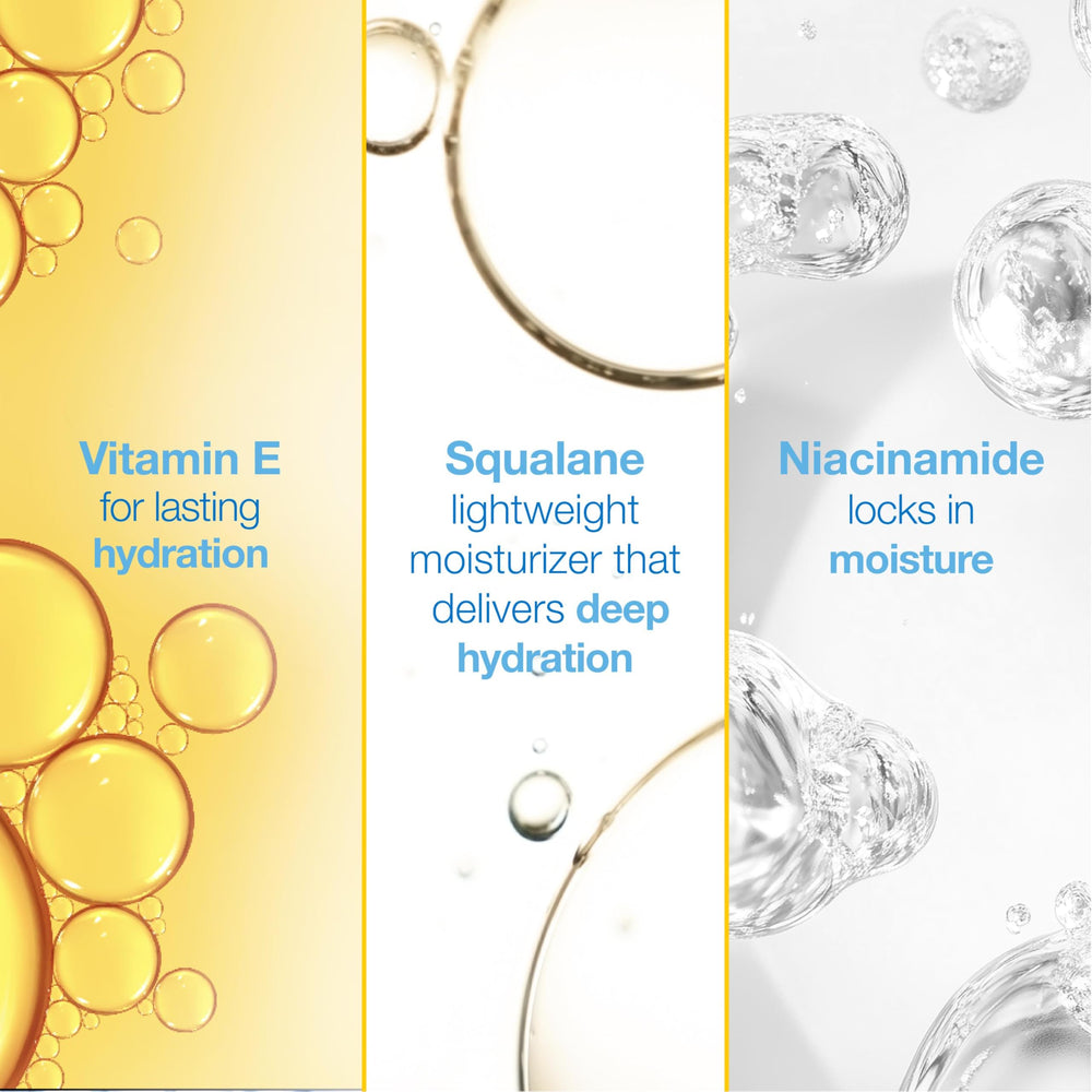 Alba Botanica applying sunscreen to cheek showing smooth blend under makeup