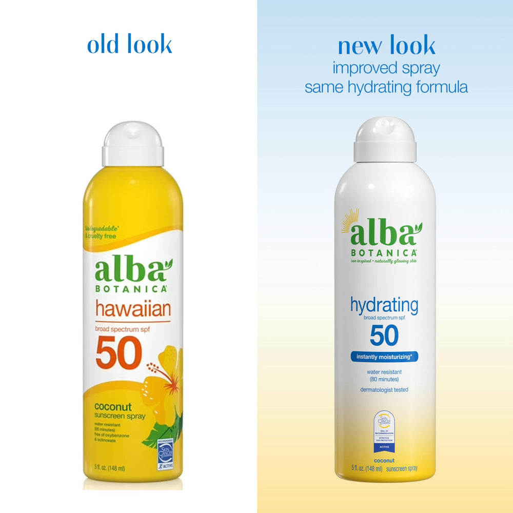 Alba Botanica nozzle mist close-up demonstrating even application benefit