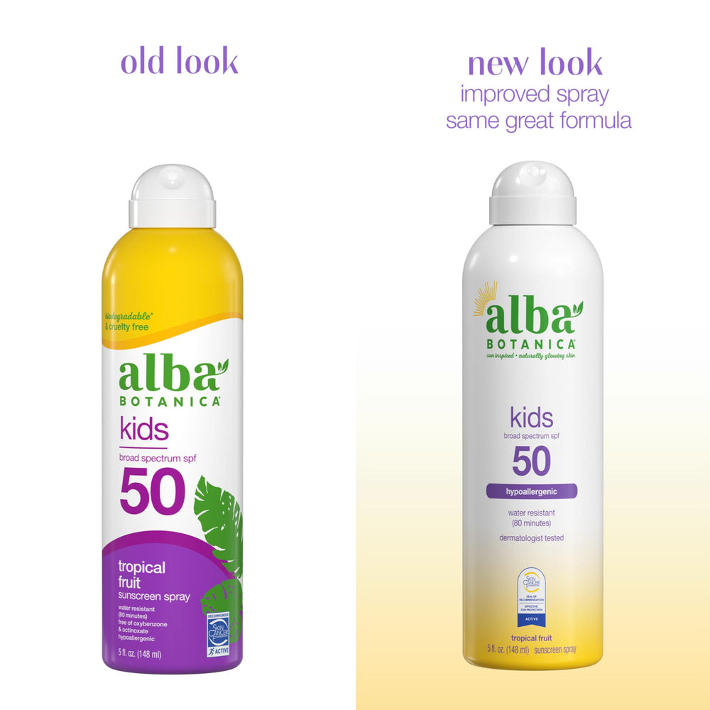 Alba Botanica spray action being applied quickly for fast coverage