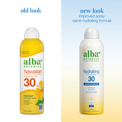 Alba Botanica nozzle close-up demonstrating easy spray application