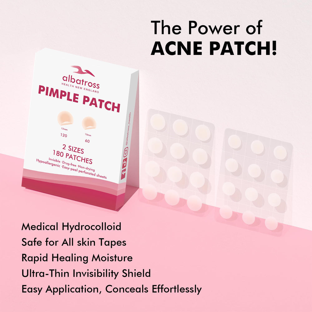 Albatross Health New England patch on skin while sleeping to protect overnight