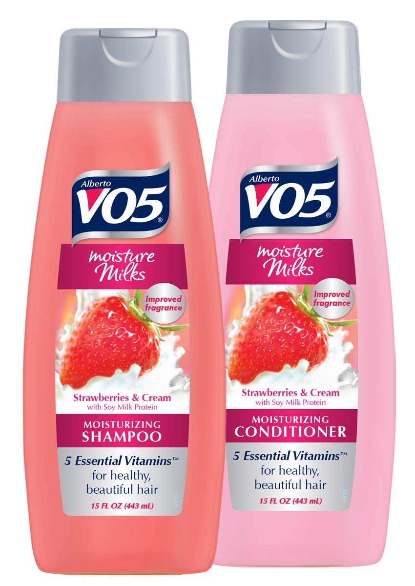 ALBERTO VO5 front packaging showing set and moisturizing benefit