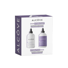 Alcôve duo front packaging showing bottles and benefits