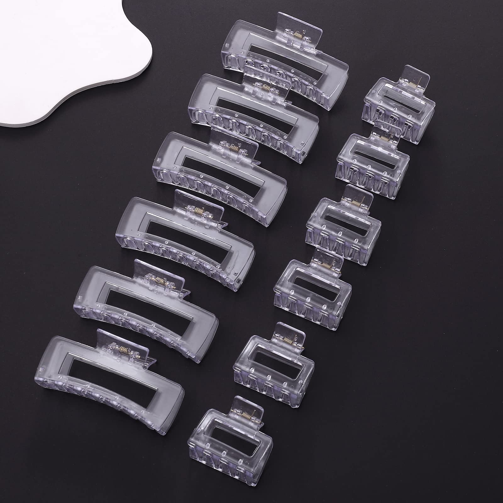Alemaky clip securing fine hair half-up showing gentle grip without pulling