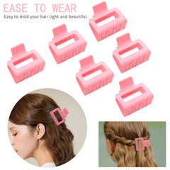 Alemaky large clip holding a full bun showing stability for thick hair