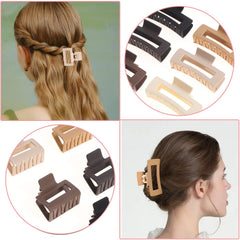 Alemaky clip securing a half-up hairstyle demonstrating non-slip hold and polished look
