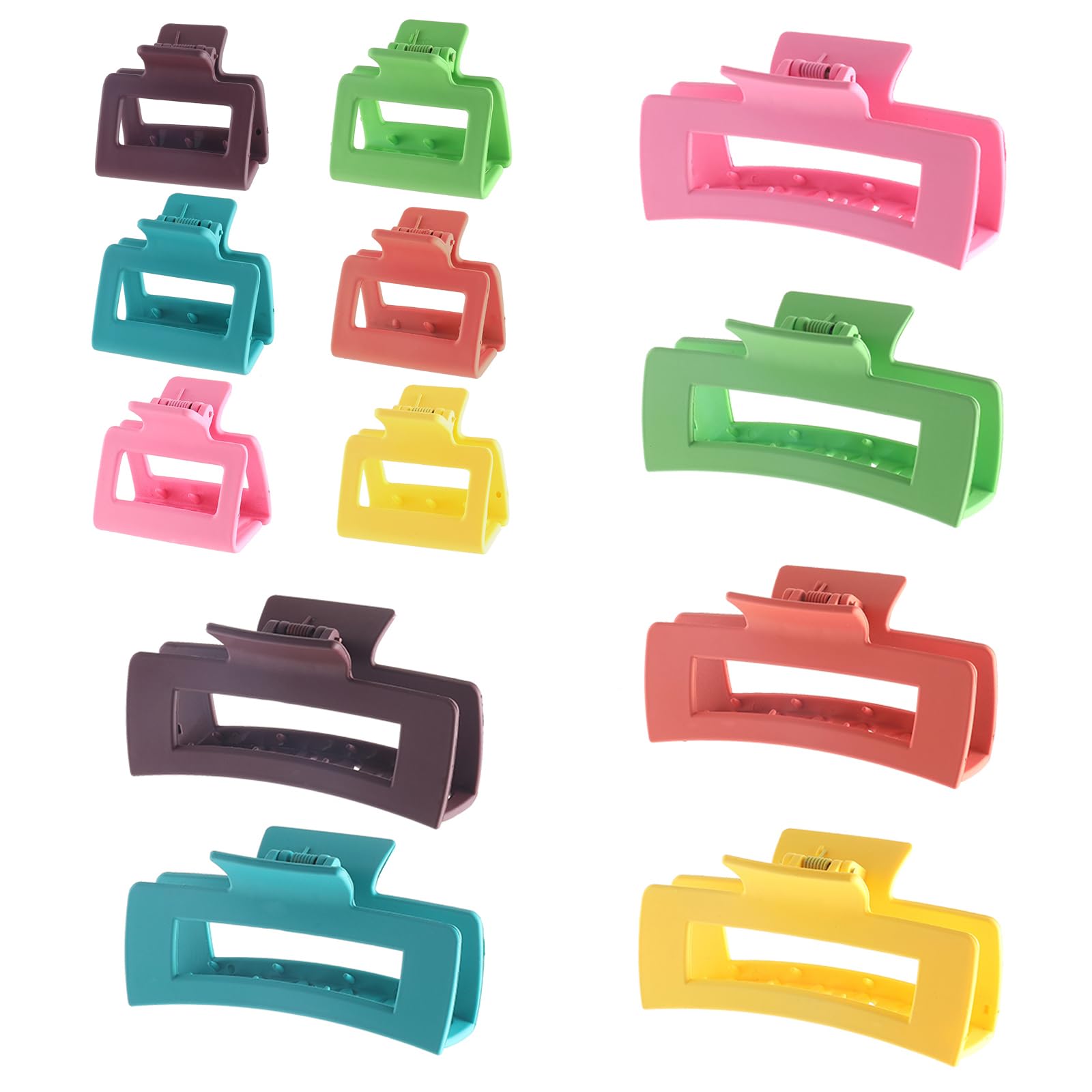 Alemaky multiple clips styled half-up offering colorful accent options