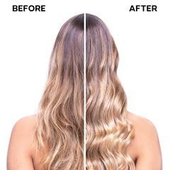 ALFAPARF MILANO being combed through hair for even application